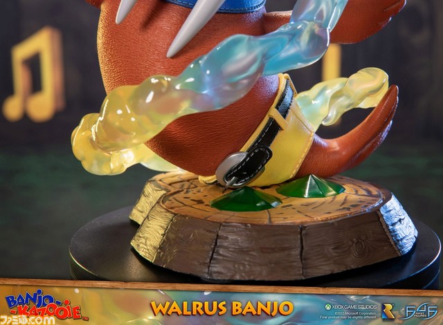 『バンジョーとカズーイの大冒険』セイウチに変身したバンジョーがフィギュア化。ぷっくりボディや目力、変身エフェクトを再現