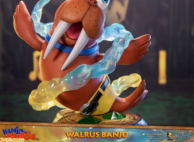 『バンジョーとカズーイの大冒険』セイウチに変身したバンジョーがフィギュア化。ぷっくりボディや目力、変身エフェクトを再現
