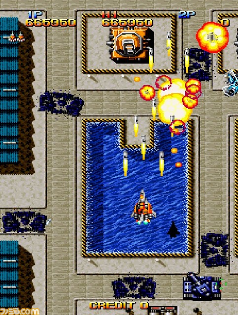 【アケアカ】『マッドシャーク』が8月10日に配信決定。戦闘機を操作して、立ちはだかる無数の敵を撃ち倒すシューティングゲーム