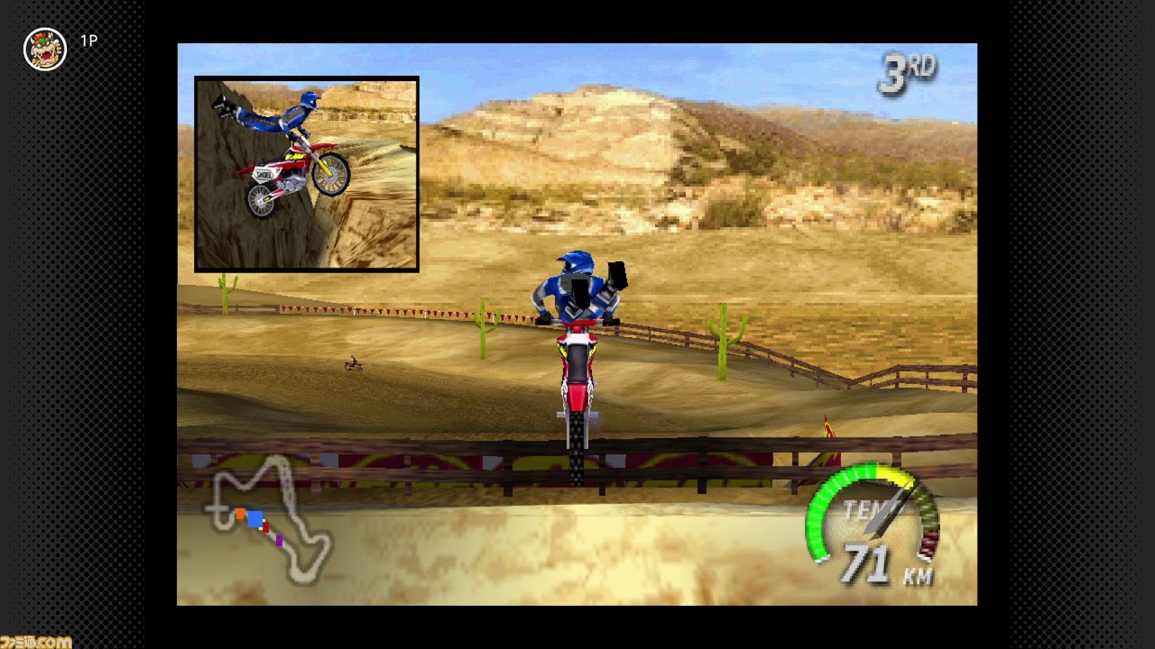 『エキサイトバイク64』が8月30日より“ニンテンドウ64 Nintendo Switch Online”に追加。スタートで少し有利になるテクニックや“かくしパスワード”も紹介