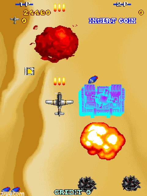 【アケアカ】『ジンジンジップ』Switch、PS4で9月7日より配信。移動速度が異なる1P、2P機体で悪の帝国に挑むシューティングゲーム