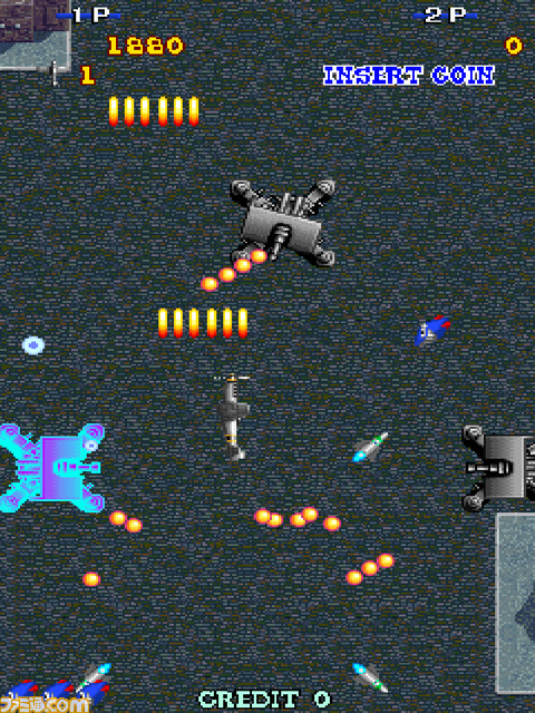 【アケアカ】『ジンジンジップ』Switch、PS4で9月7日より配信。移動速度が異なる1P、2P機体で悪の帝国に挑むシューティングゲーム