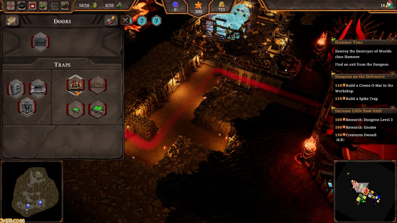 ダンジョン運営RTS『ダンジョンズ4』ヴィラン(悪役)側として、トラップ満載のダンジョンを作り、英雄たちを倒していくユーモア感覚溢れる一作【プレビューイベントまとめ】