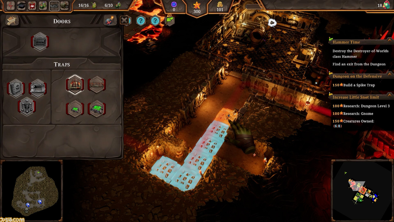 ダンジョン運営RTS『ダンジョンズ4』ヴィラン(悪役)側として、トラップ満載のダンジョンを作り、英雄たちを倒していくユーモア感覚溢れる一作【プレビューイベントまとめ】