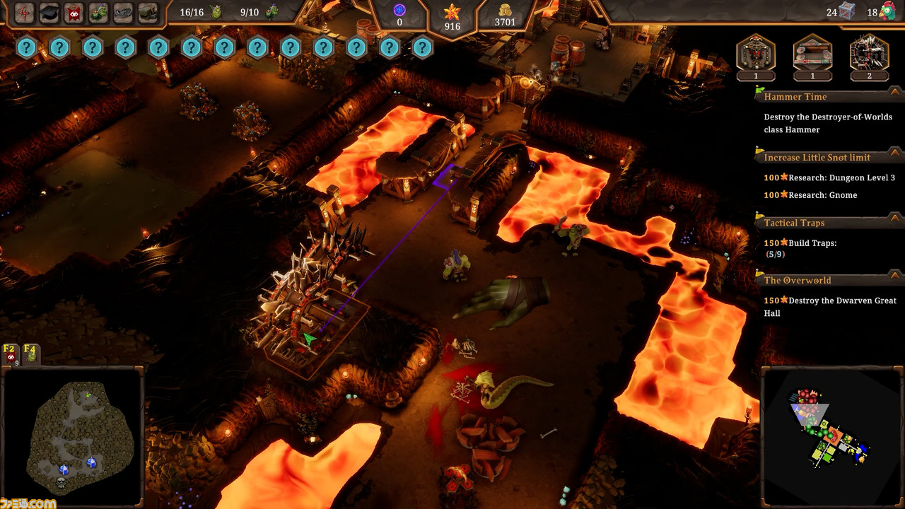 ダンジョン運営RTS『ダンジョンズ4』ヴィラン(悪役)側として、トラップ満載のダンジョンを作り、英雄たちを倒していくユーモア感覚溢れる一作【プレビューイベントまとめ】