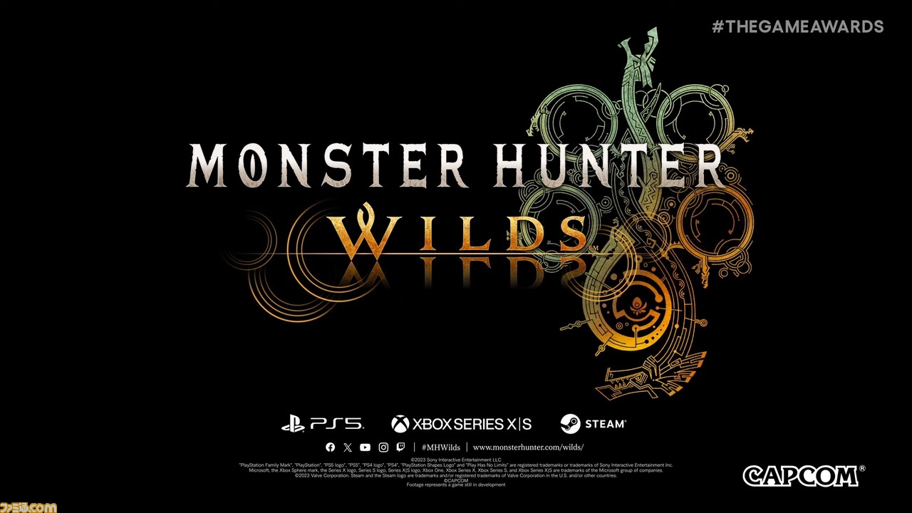 【モンハン新作】『モンスターハンター ワイルズ』が2025年に発売決定。PS5、Xbox Series X|S、PCで展開【The Game Awards 2023】