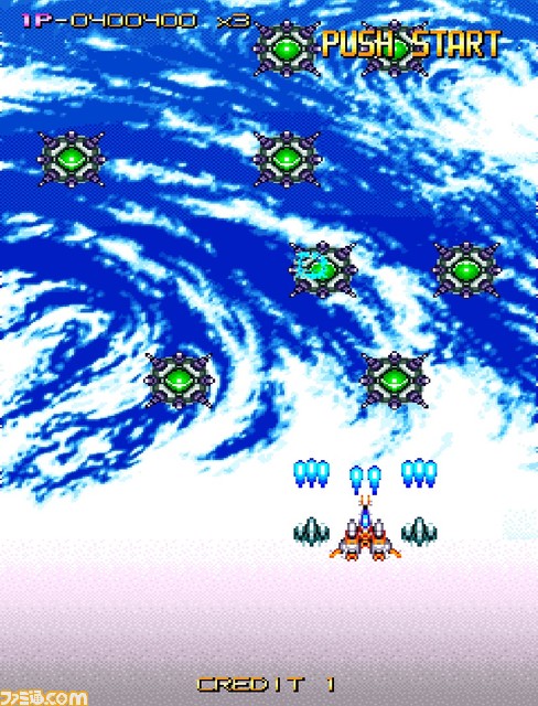 【アケアカ】『ウォーオブエアロ』Switch/PS4で2月29日配信。左右に装備したポッドの向きを変えながら進んでいくシューティングゲーム