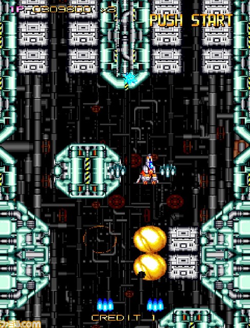 【アケアカ】『ウォーオブエアロ』Switch/PS4で2月29日配信。左右に装備したポッドの向きを変えながら進んでいくシューティングゲーム