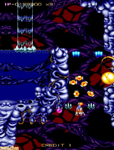 【アケアカ】『ウォーオブエアロ』Switch/PS4で2月29日配信。左右に装備したポッドの向きを変えながら進んでいくシューティングゲーム