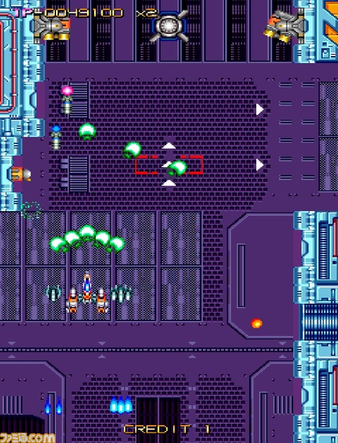 【アケアカ】『ウォーオブエアロ』Switch/PS4で2月29日配信。左右に装備したポッドの向きを変えながら進んでいくシューティングゲーム