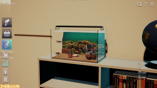 水槽に入ったマッチョを鑑賞『マチョリウム』Steamストアページ公開。大好物のプロテインを与えてポイントをゲット